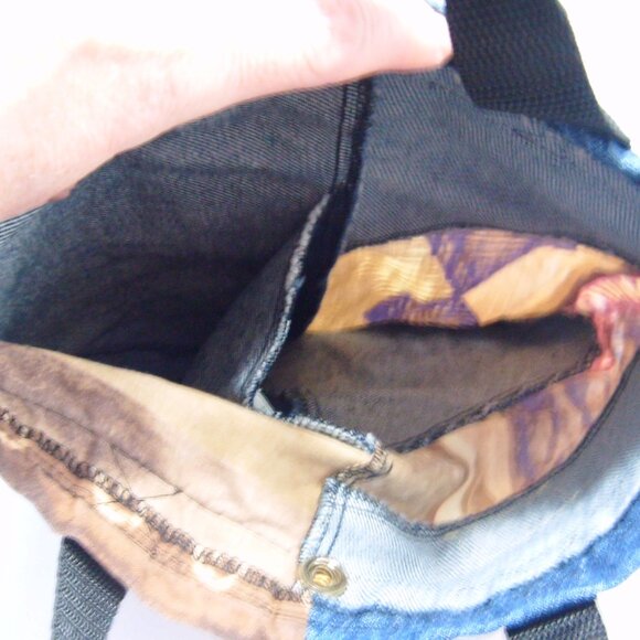 2 Fabric Wine Bottle Shopping Bags Reusable NEW - Picture 5 of 5